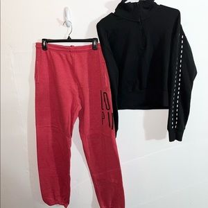 Victoria’s Secret Pink Black & Red Set - Size S/M